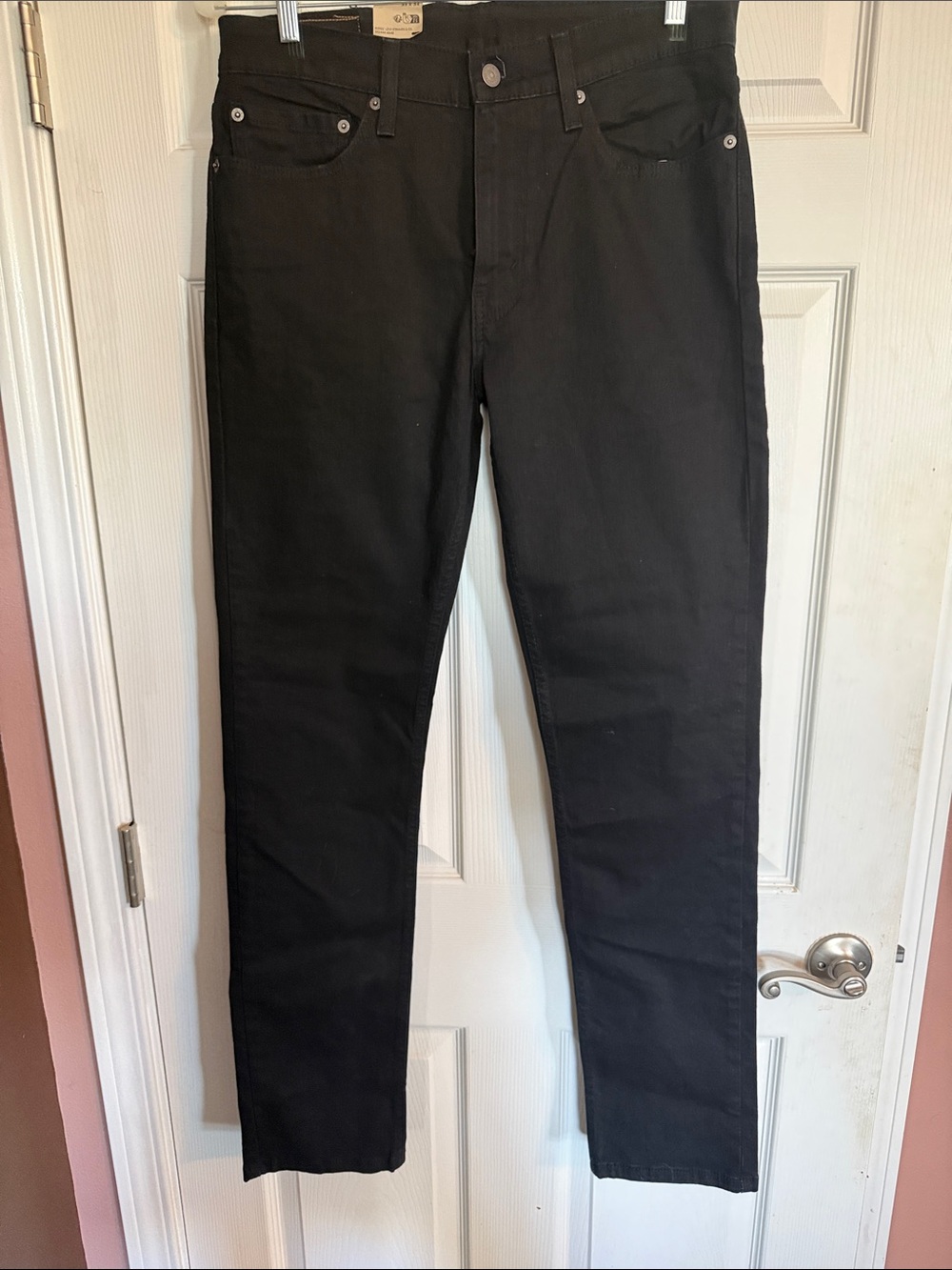 Levi's Men's Slim Straight Jeans in Black
